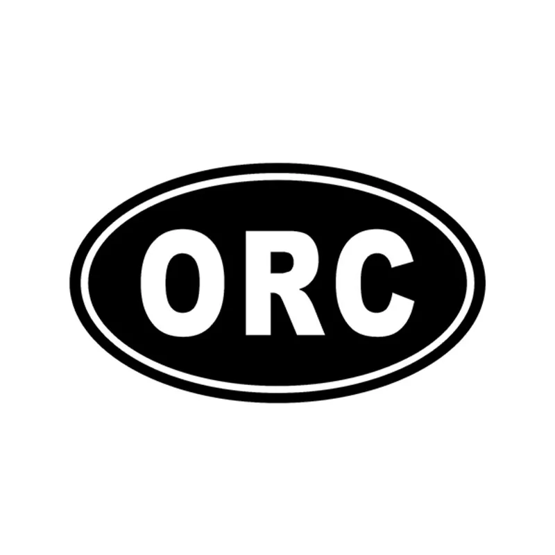 OCR препятствия гоночный Овальный виниловый декоратор для Авто/бампер/окно