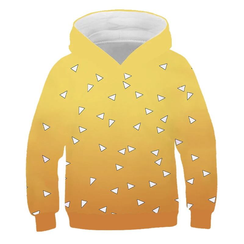 Аниме демон убийца толстовки для девочек подростков пуловер Япония Харадзюку 3D