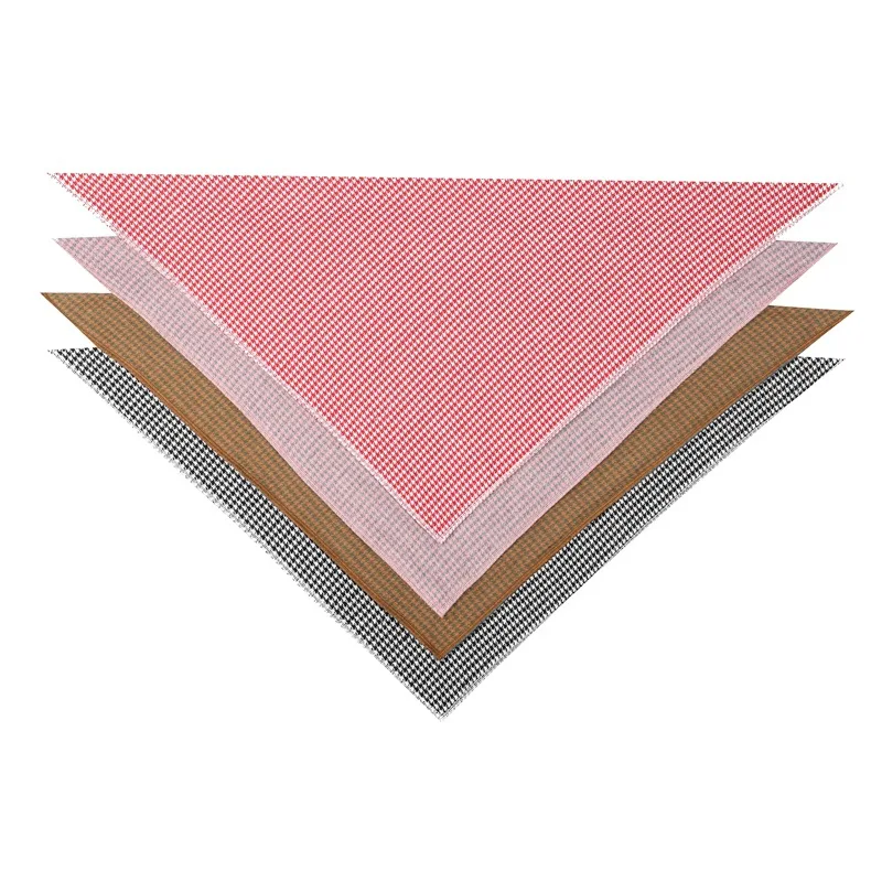 Модные зимние банданы для домашних животных в стиле гусиные зубы хлопковые