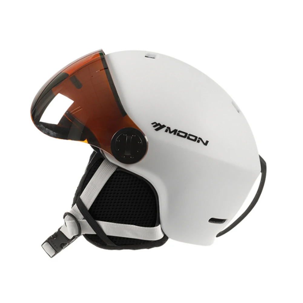 Men Women Adult Sports Portable With Goggles Breathable Winter Snowboard Protective Ski Helmet Lightweight Outdoor Adjustable | Автомобили
