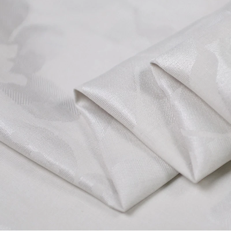 100 см * 140 элегантная жаккардовая шелковая ткань мягкий шелк Лен Шармез для