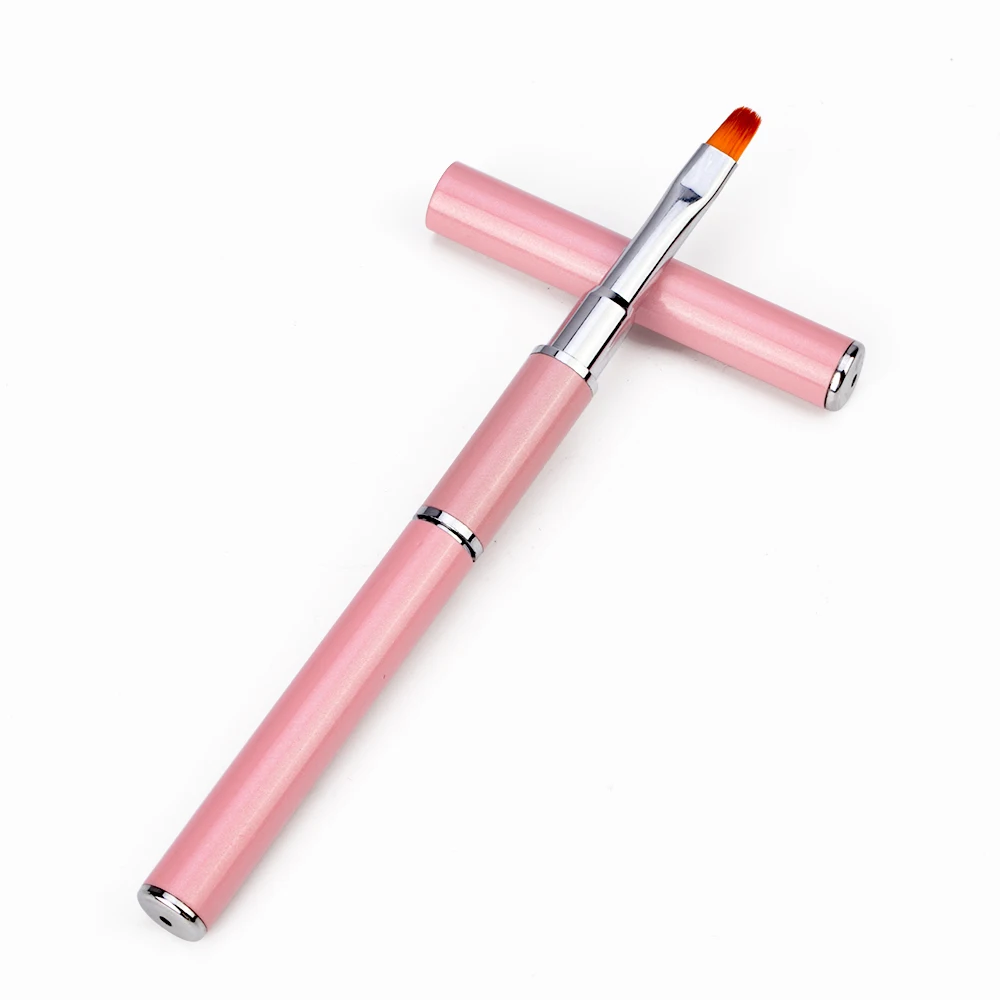 Nail Brush 4 шт./компл. поли гель для ногтей Удлинитель Набор с Форма ногтей советы 4 цвета гель набор быстрое строительство для ногтей для наращивания ногтей кисть - Цвет: Nail Brush