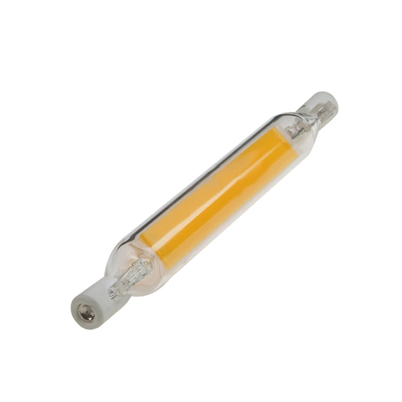 R7S светодиодный Стекло Керамика трубки светильник лампы с регулируемой яркостью