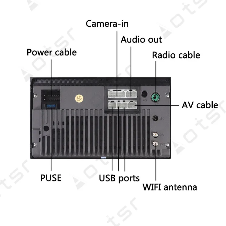 Автомобильный GPS-трекер AOTSR Android 10 0 16 ГБ для Toyota Land Cruiser 200 2008-2015 2 Din мультимедийный