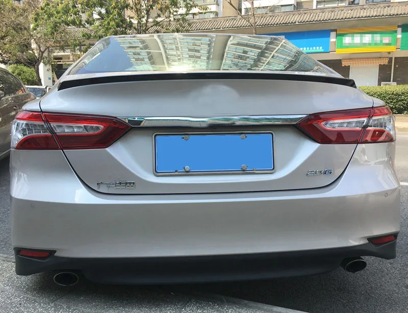 Краска дефлектор спойлер цвет заднего крыла губы для Toyota Camry 2018 задний отделка |