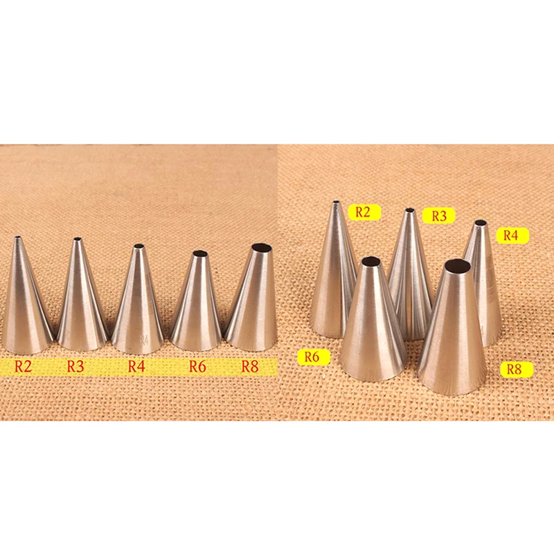 

5PCs Cookie Pastry Nozzles Cupcake Cookies Icing Piping Tips DIY Cake Decoration