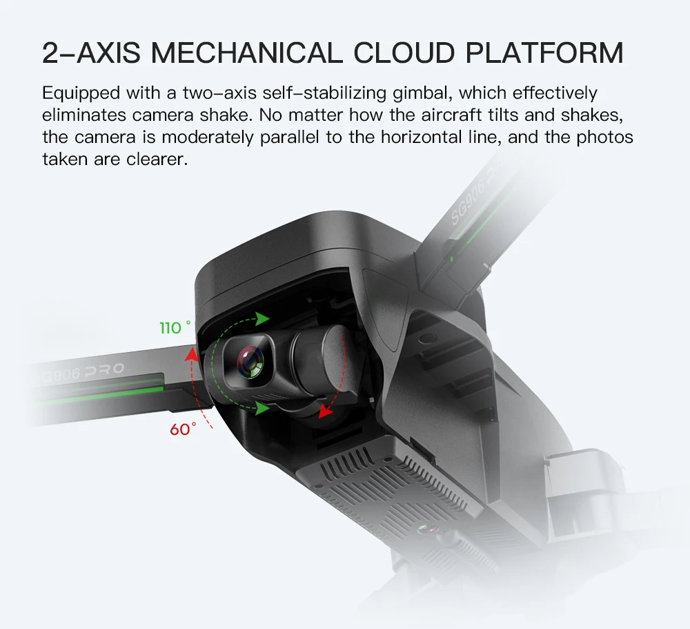 Halolo SG906 Pro Drone GPS 4K двухосевой Противоударная стабильный Gimbal Камера 5G WI FI