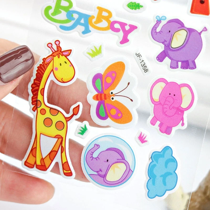 

20 PCS Kids Drawing Practice Bubble Sticker Set Graffiti Design for Kids Preschool Toy Interactive Painting Tool
