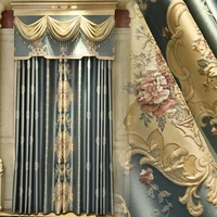 european luxury curtains for window curtains styles for living room elegant drapes embroidered curtains blue relief curtain