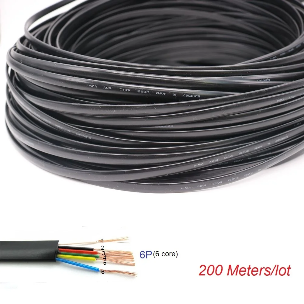 6-жильный кабель 200 метров 6P6C DIY NXT EV3 Robot Toy Data Cable