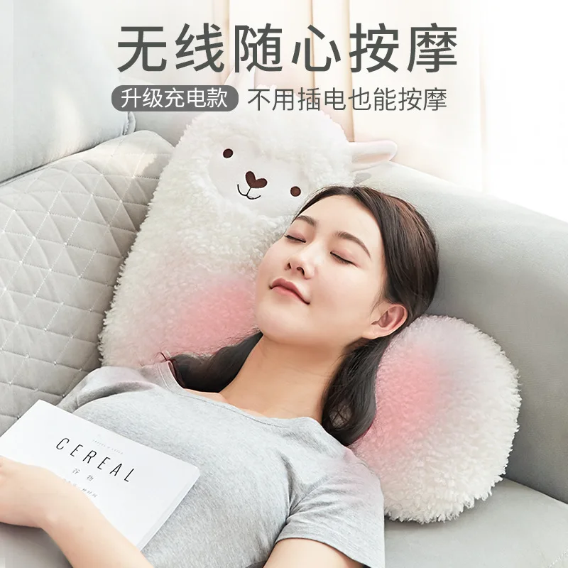 Массажер Альпака японская Подлинная кукла для массажа овец милый подарок