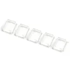Переключатель для лодки 21x15 мм, прозрачный силиконовый защитный чехол белого цвета, прямоугольная крышка, 5 шт.