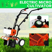 honhill mini tiller garden cultivator rotary hoe tine tiller 2 stroke cultivator pro machine for soil loosening equipment 52cc
