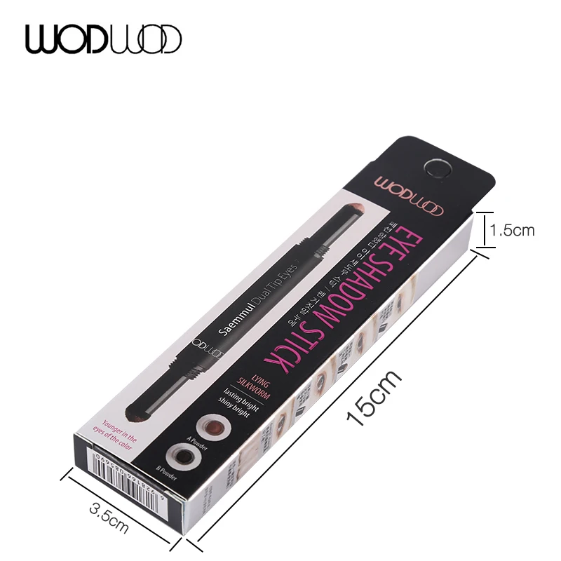 Wodwod двухсторонние матовые тени для век палочка мерцающие двойные блестящие и