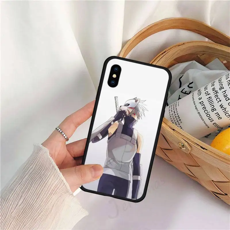 

Kakashi Japan anime Naruto Phone Case for iPhone 11 12 pro XS MAX 8 7 6 6S Plus X 5S SE 2020 XR