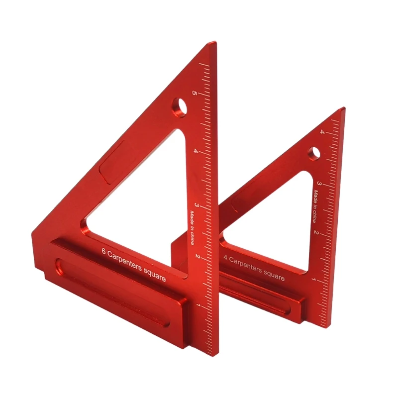 

Premium Square Carpenter Triangle Square Pressional Easy-Read Layout Tool Framing Square Wood-working Angle Square High quality