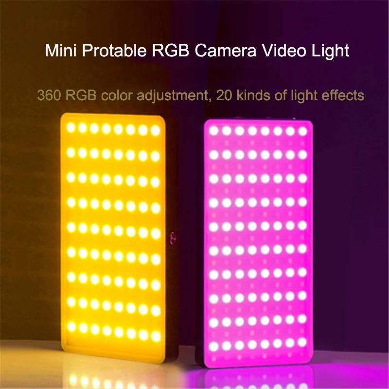 

Ulanzi VL120RGB Camera Video Light Mini Portable 3100mAh Photography Lighting Smartphone Vlog Fill Light RGB Video Light