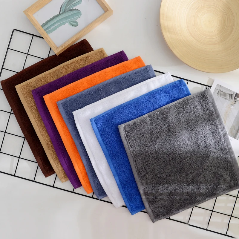 

1PCS White Towel Hotel Microfiber Towels Hand Towel Home Face Towels Bathroom Christmas Napkins Cotton handdoeken serviette W001