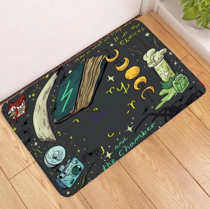 40*60см Гарри Плюшевый Ковер Кубки Смерти Магическая Шляпа Золотые Снитчи Фигурка Действия Подушка Руг Коттон Подарки.