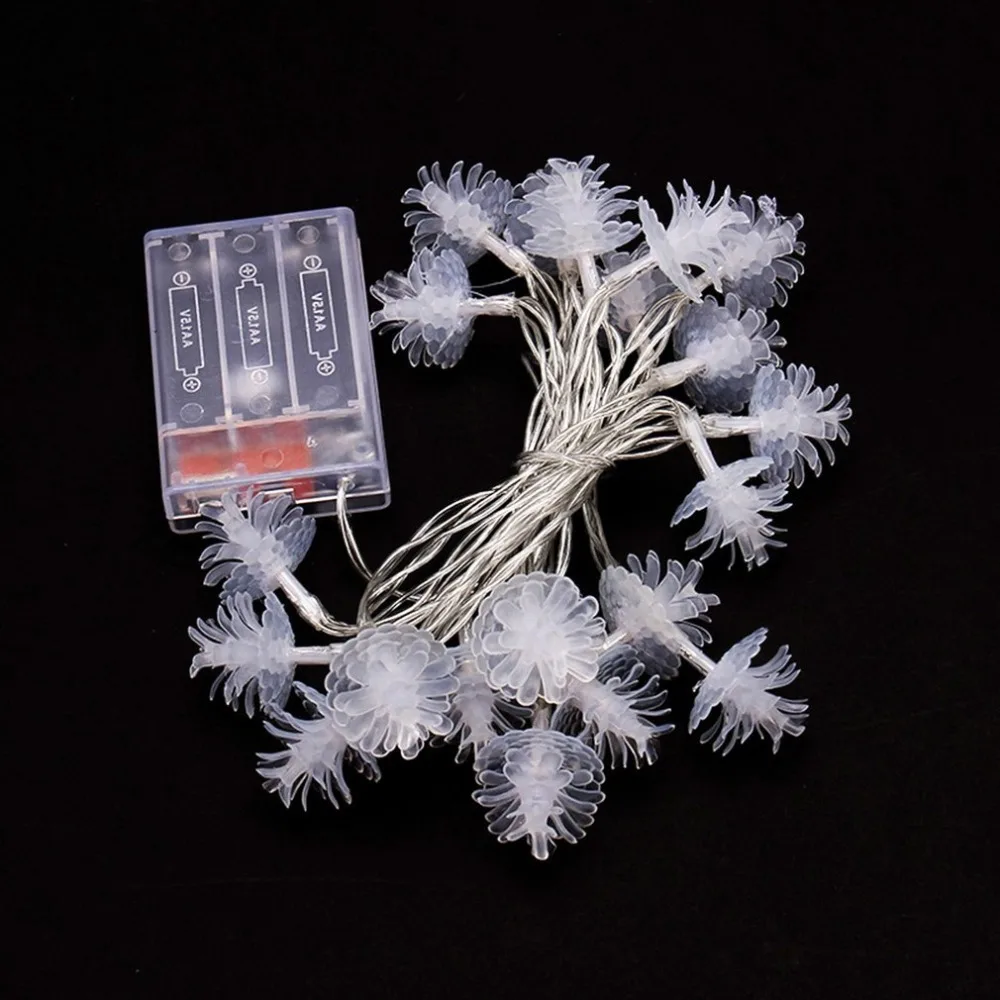 2 м 20 светодиодов сосна форма конуса сказочные декоративные световые гирлянды на