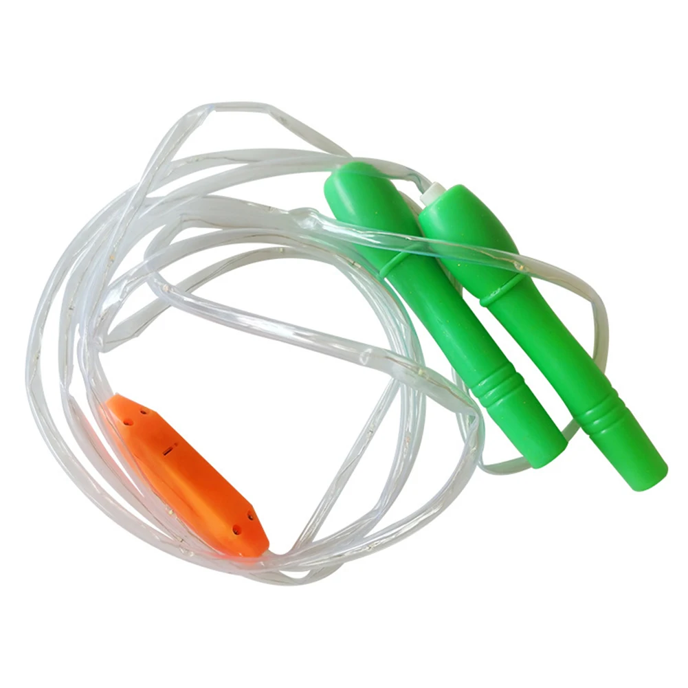 Детская скакалка со светодиодный для занятий спортом фитнесом светящаяся