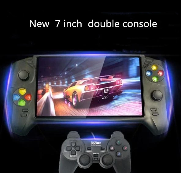 Лидер продаж 7-дюймовый HD симулятор портативная игровая консоль с 3000 встроенными