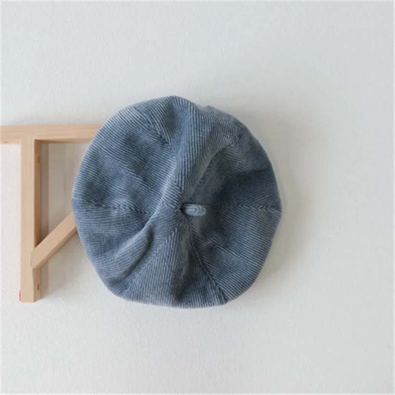 2019 осенне-зимние теплые Детские береты с однотонным хвостом шапка мягкие модные