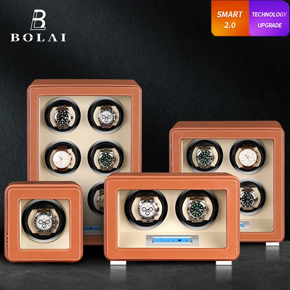 Футляр для намотки часов роскошный автоматический контейнер хранения с мотором