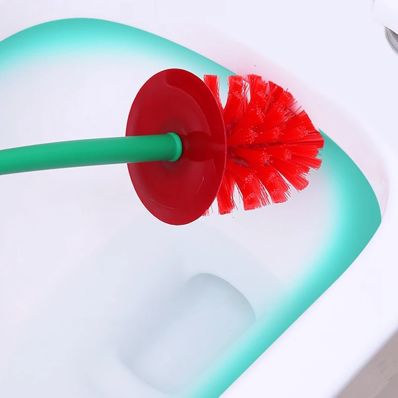 Набор из 2 щеток для унитаза на 360 ° и держателя Щеток Для Унитаза чистки ванной