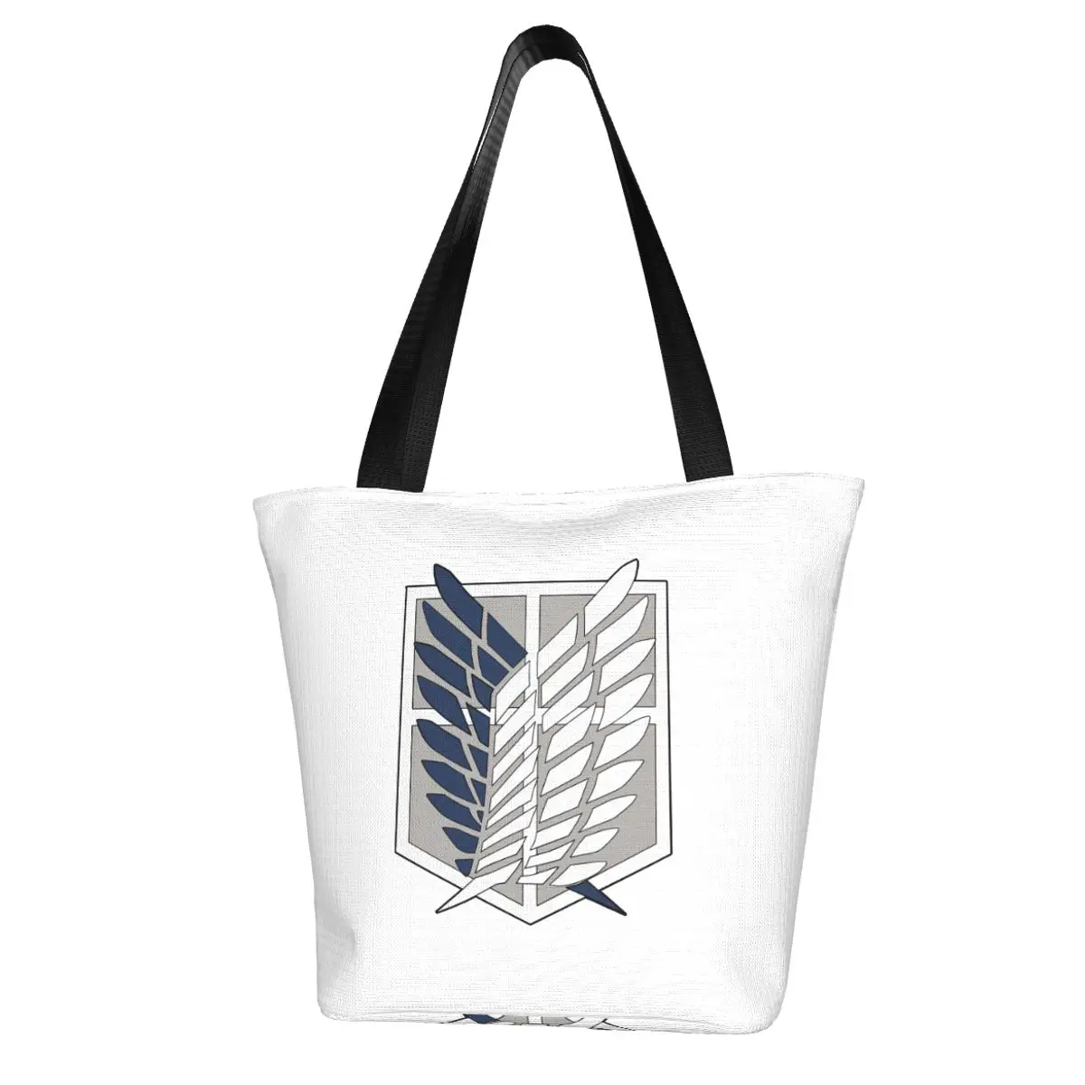 Anime Logo,aot Shopping Bag Aesthetic Cloth Outdoor Handbag Female Fashion Bags