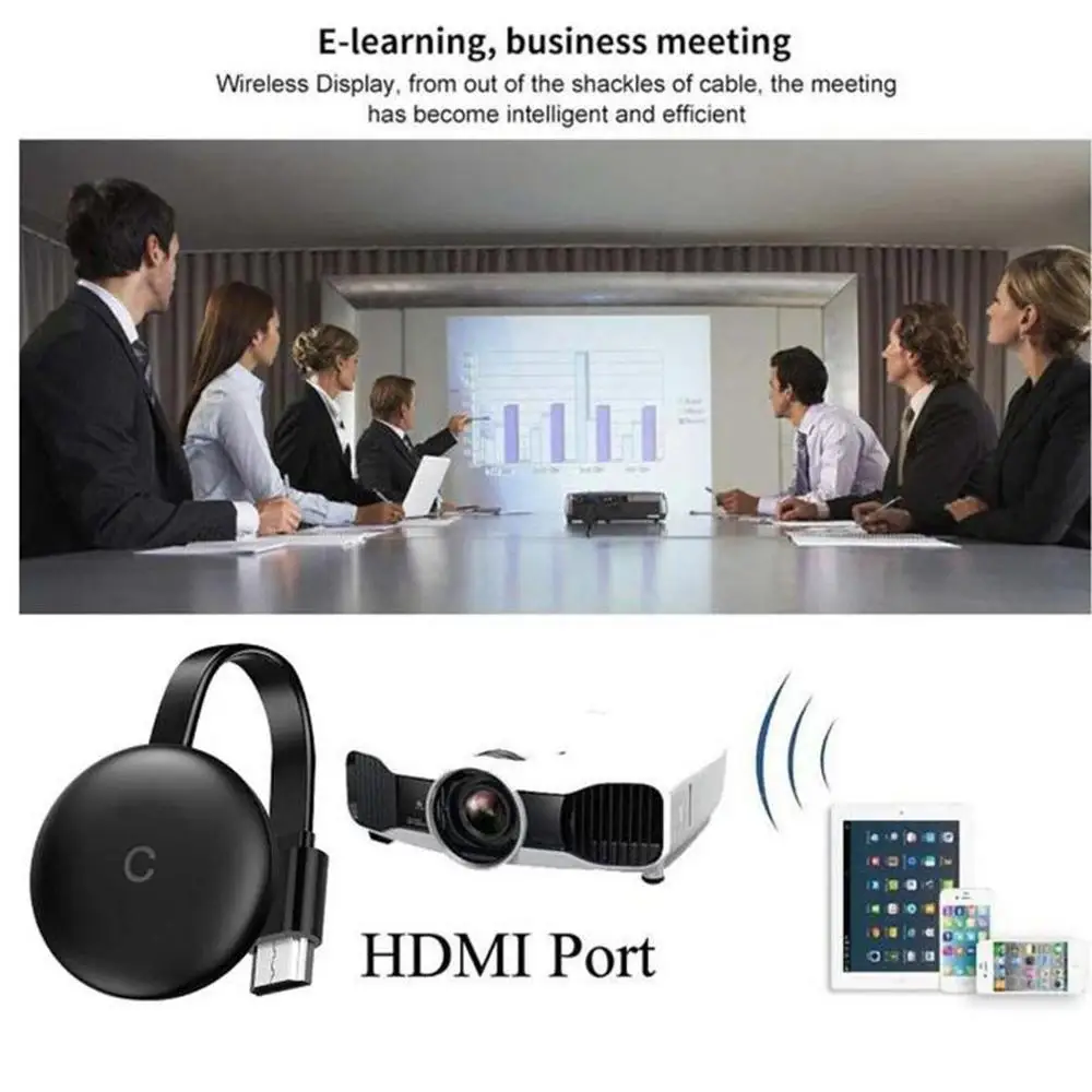 

High-quality 2.4G 1080P High Definition Wireless HDMI Android TV Stick Display Support DLNA Airplay Miracast Ezcast