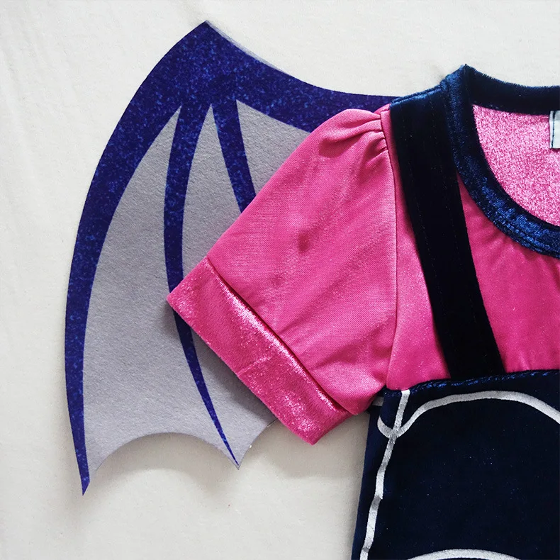 Нарядное платье с героями мультфильмов для девочек на Хэллоуин нарядное детское