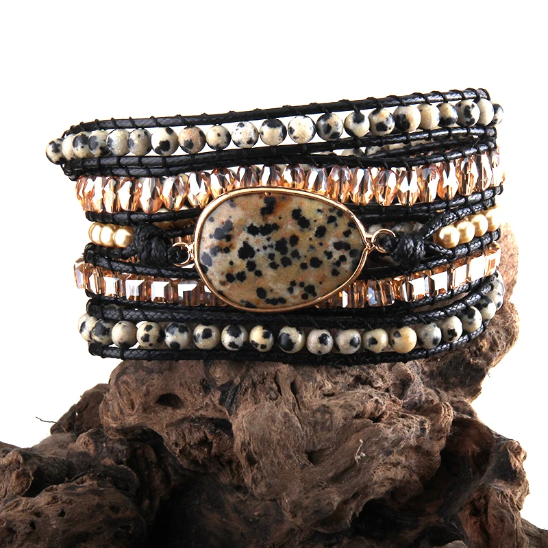 Новый модный браслет в стиле бохо MDNew веганский шнур очаровательные браслеты с