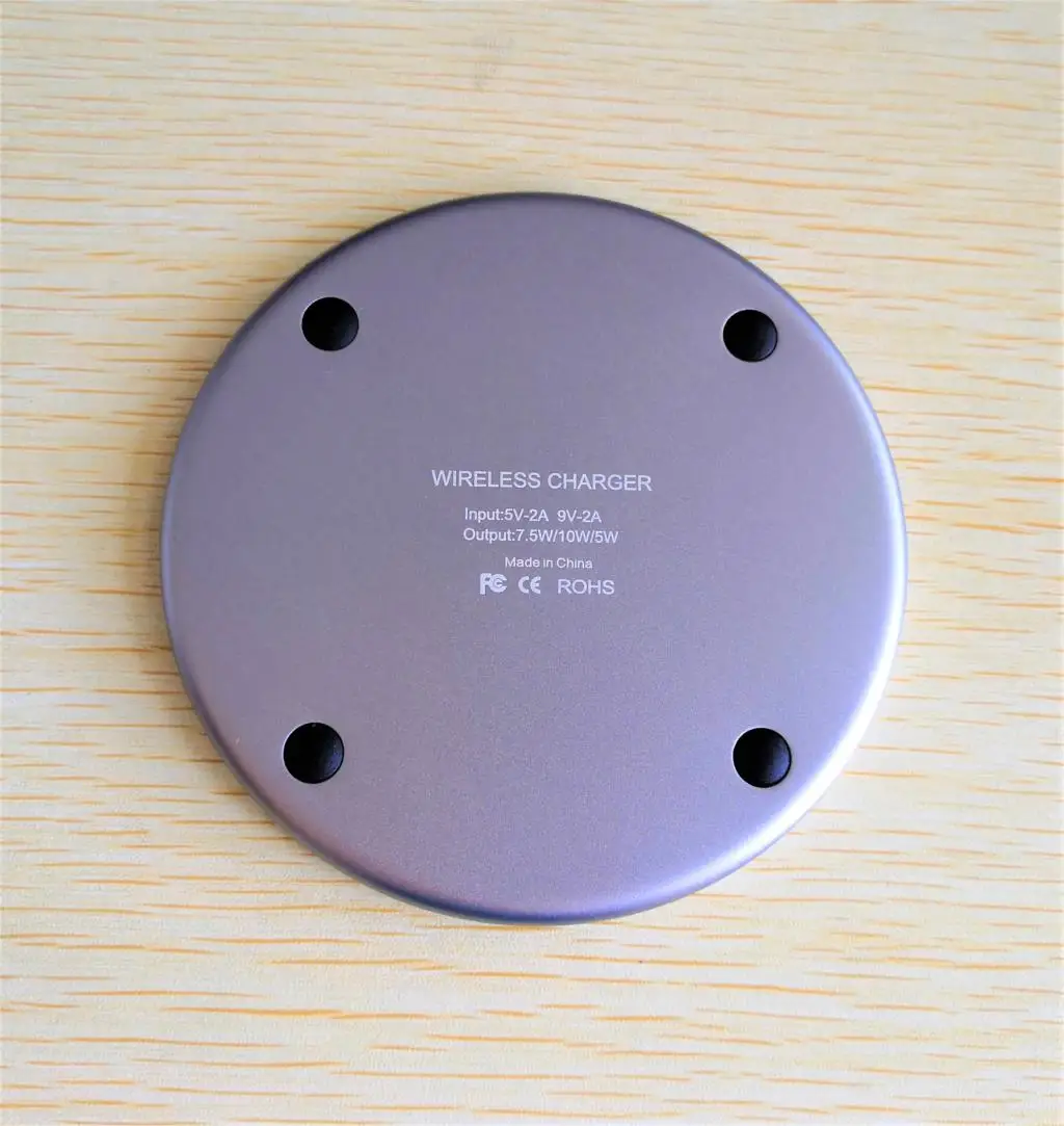 Беспроводное зарядное устройство 10 Вт быстрая Беспроводная зарядная площадка Qi
