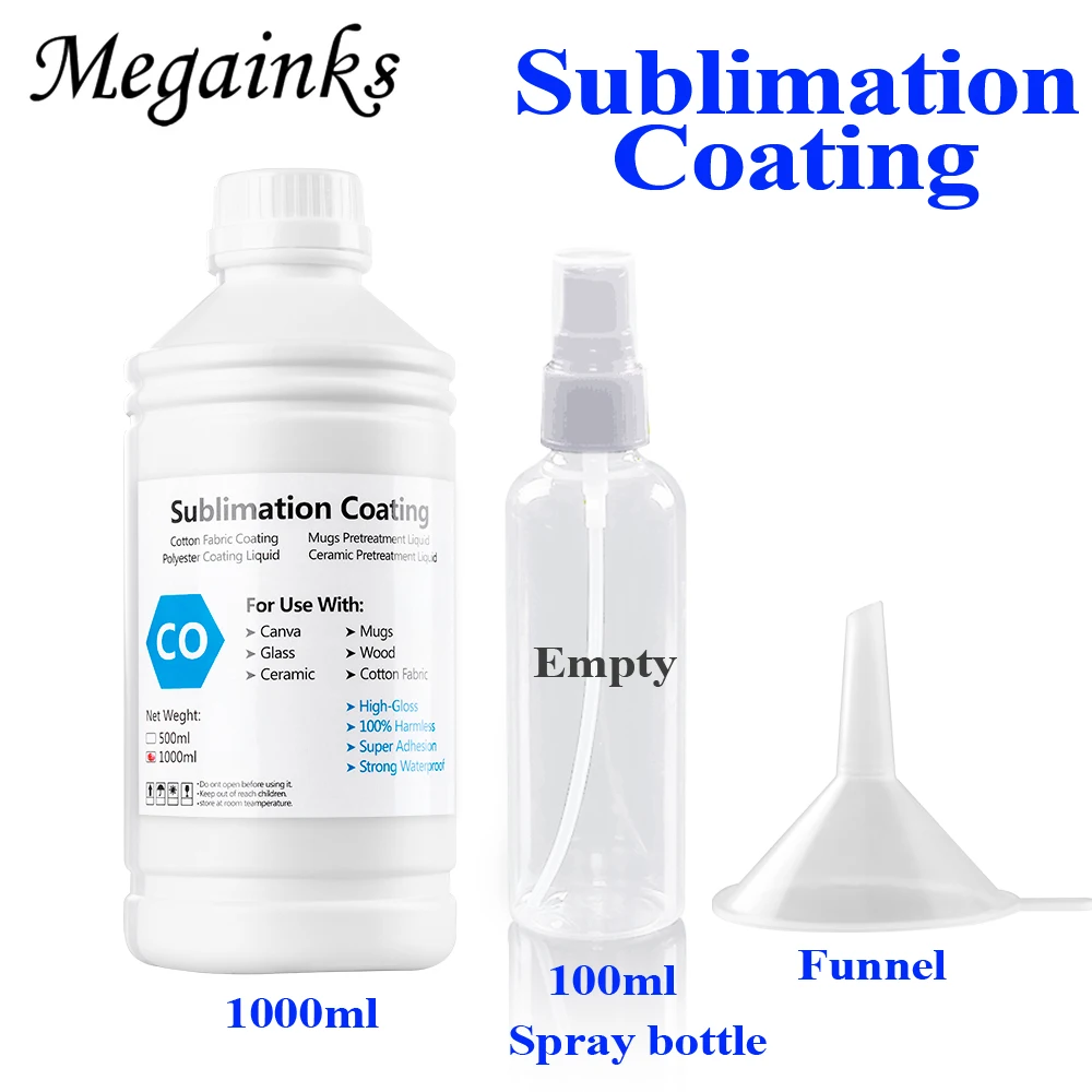 

1000ml Sublimation Coating sublimation ink coating for Cup metal porcelain plate Heat Transfer Ink Transparent Pretreatment