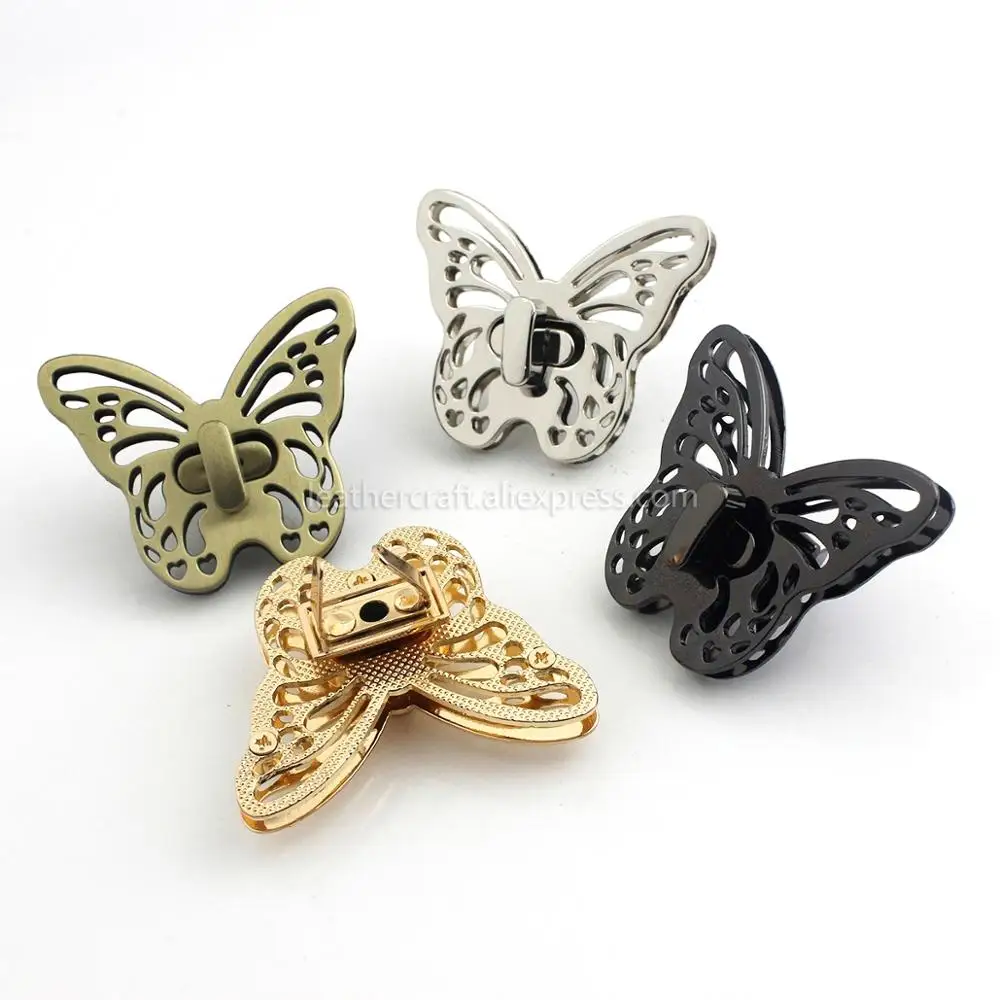 1 шт. металлическая бабочка закручивающаяся застежка для кожаного ремесла
