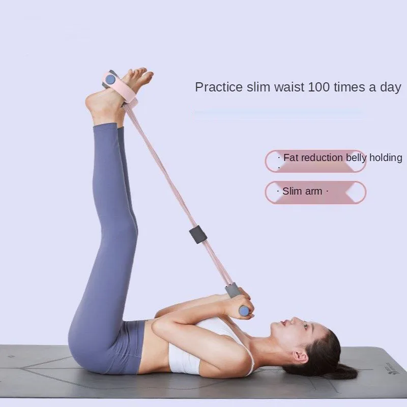 

Multi-Functional Elastic Foot Pedal Pull Device Fitness Yoga Thin Thin Legs Waistcoat Stretching Exercise Sit-Up Indoor Training