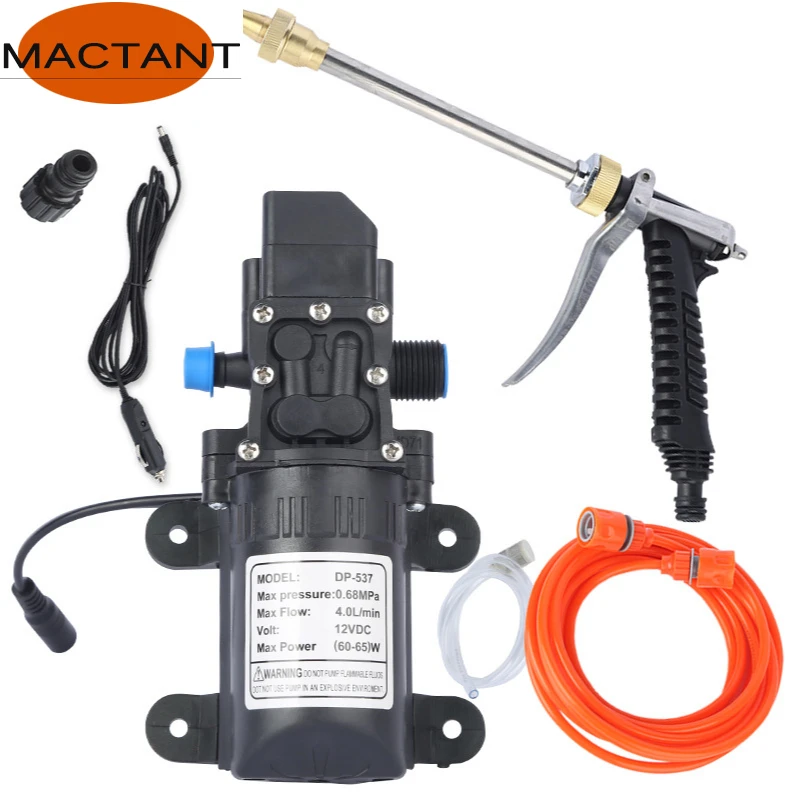 Дешево MACTANT 12 В мойка автомобиля, пистолет-насос для мойки автомобиля, очиститель высокого давления, уход за автомобилем, Портативная стиральная ма...
