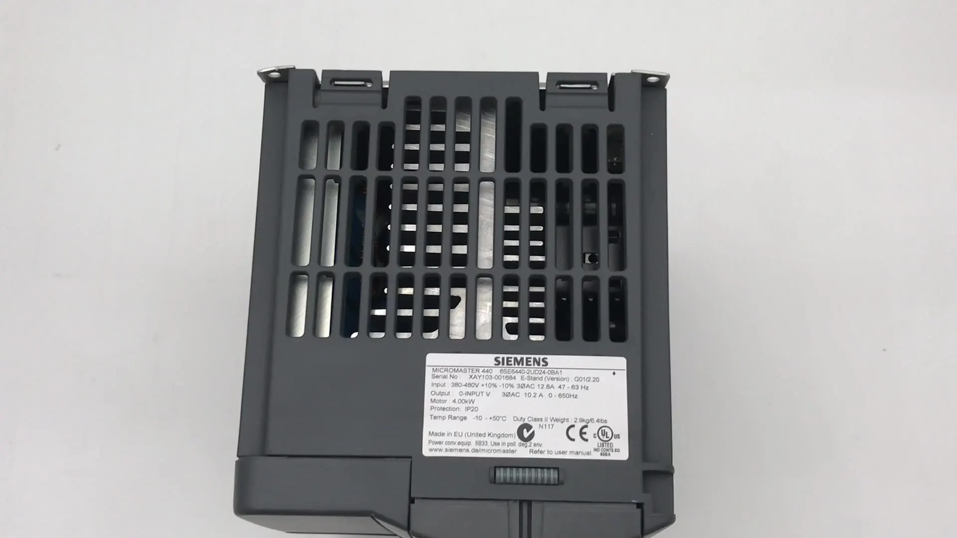 

Микромастер Siemens 440 4 кВт 6SE6440-2UD24-0BA1