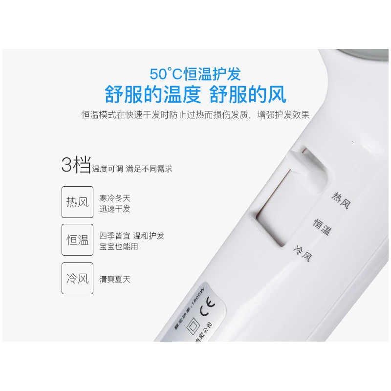 Shui Po Yi Shang Series Pl-178 подвесной Тип высокомощный Анионный электрический фен для