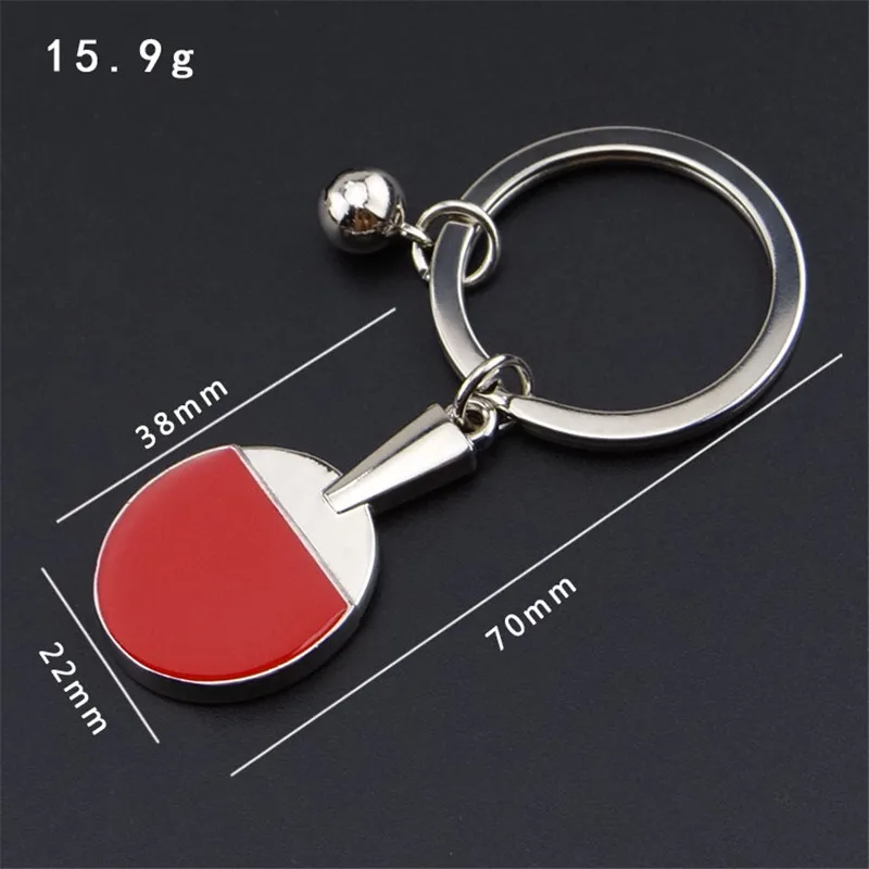 

New Sport Ping-Pong Table Tennis Ball Badminton Bowling Ball Keychain Key Chain Keyring Key Ring Souvenir Gift