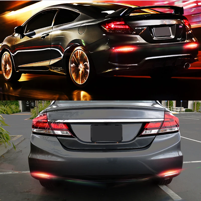 Красные светодиодные задние противотуманные фары задние/стоп-сигналы