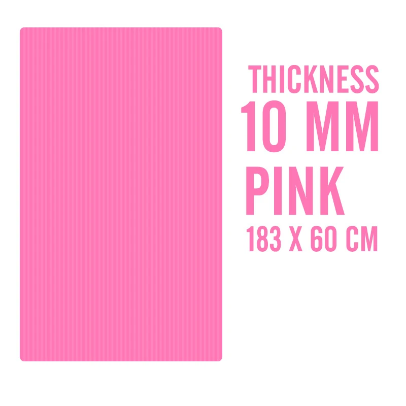 Track 10mm Pink 183X60X15 мм Нескользящие коврики для йоги, для фитнеса, безвкусные, для пилатеса, гимнастики, упражнений, утолщенные, для фитнеса, спортивные коврики, поддерживающие DIY печать - Цвет: Track 10mm Pink