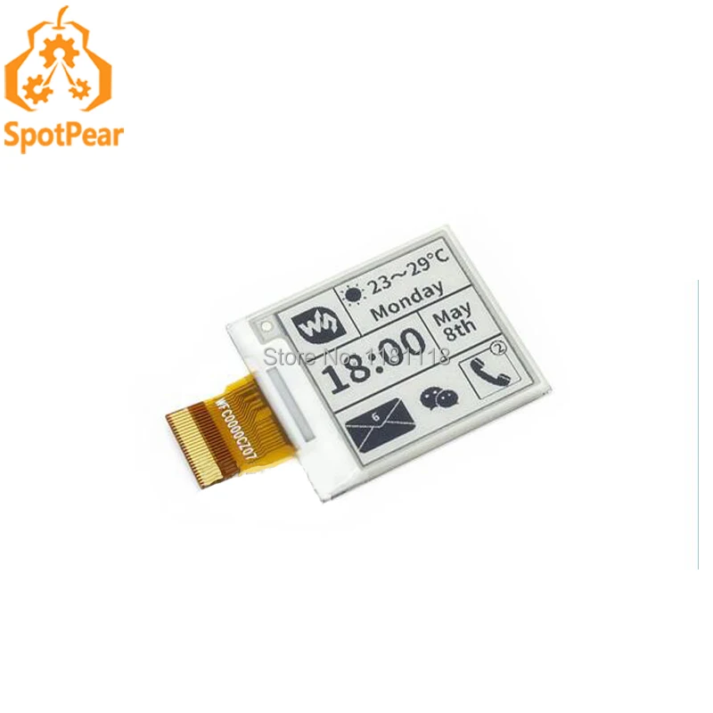 Raspberry pi 1 54 дюймов e-paper lcd 200x200 e-ink raw дисплей | Компьютеры и офис