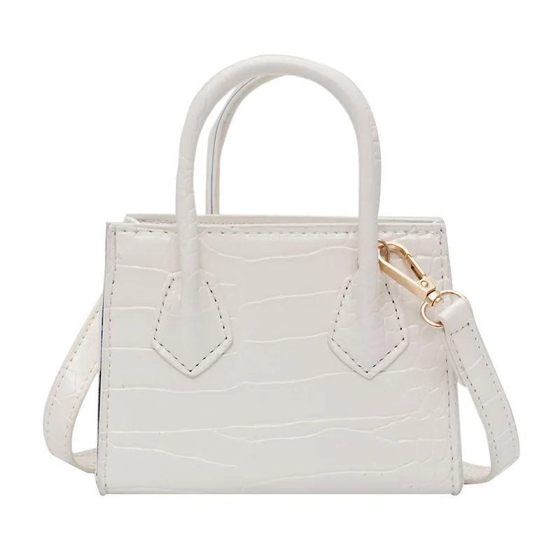 

AXUKES Super Mini PU Leather Crossbody Bags For Women 2020 New Crocodile pattern Shoulder Handbags Female Travel Lipstick Totes