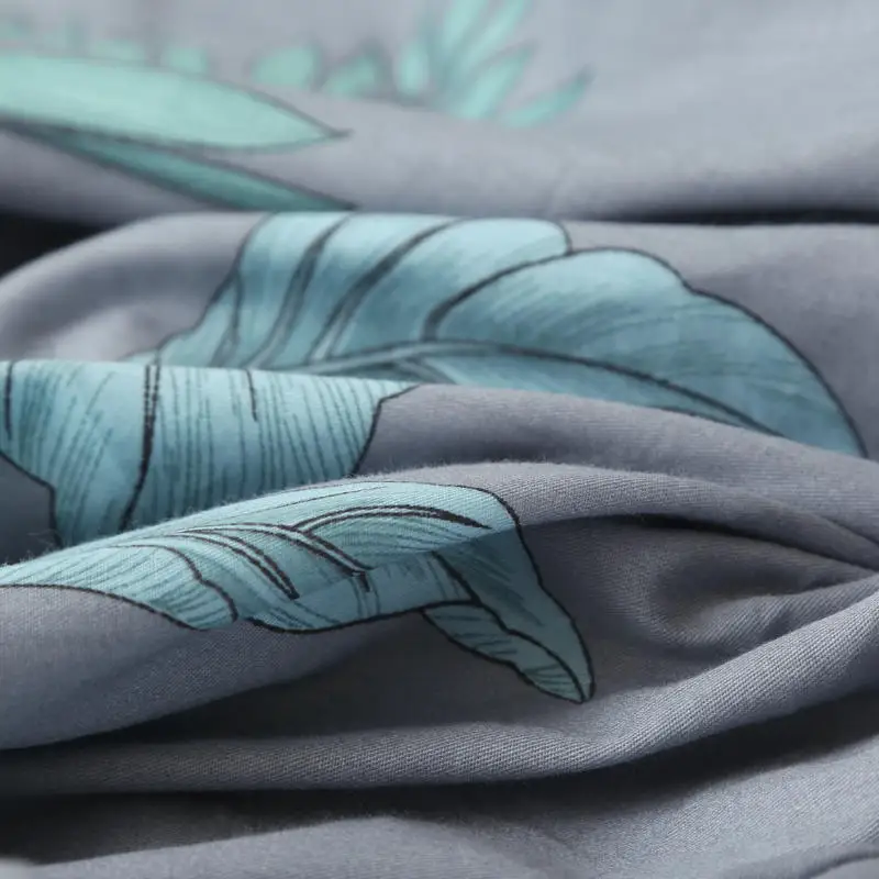 1 шт. хлопковая натяжная простыня с растительным узором постельное белье lencol cama