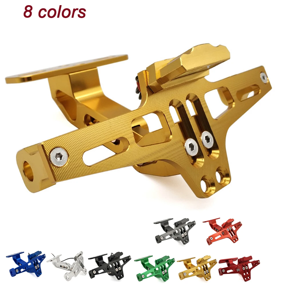 Кронштейн для подставки номерного знака мотоцикла из алюминия с регулировкой