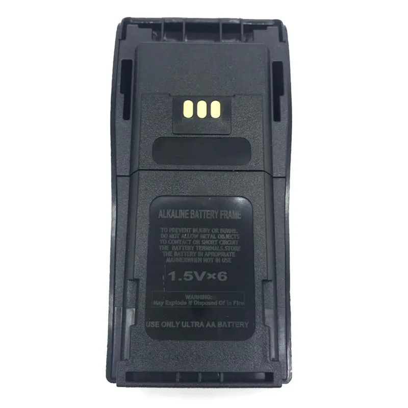 

OPPXUN 6x AA cassa di batteria box for Motorolae DEP450 DP1400 PR400 CP140 CP040 CP200 EP450 CP180 GP3188 ecc wakie talkie