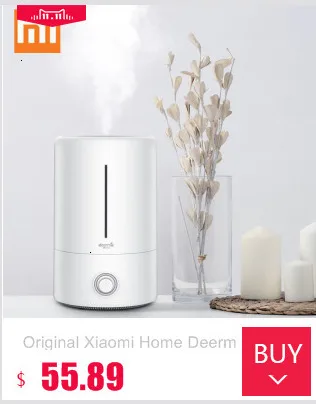 Xiaomi Deerma бытовой увлажнитель воздуха, очиститель воздуха, производитель тумана, синхронизация с интеллектуальным сенсорным экраном, Регулируемое количество тумана 5л