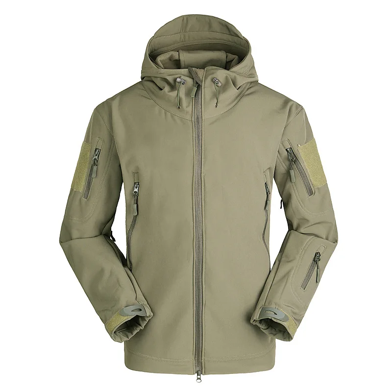 

Men's Outdoor Windbreakers Men's Polar Fleece Military Hoody Jackets Coat Army Military Tactical Combat Coat Hoodie Jacket